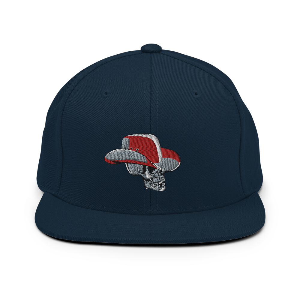 Who The Hell Is Crowbar Jones Snapback Hat, Color: Dark Navy