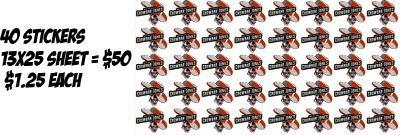 Who The Hell Is Crowbar Jones Sticker Packs