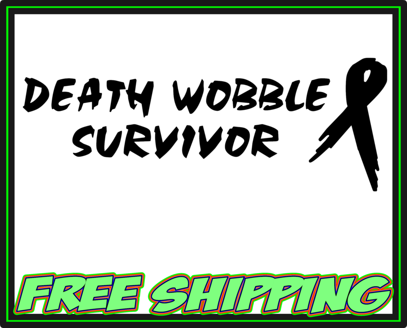 Death Wobble Survivor Vinyl Decal Sticker