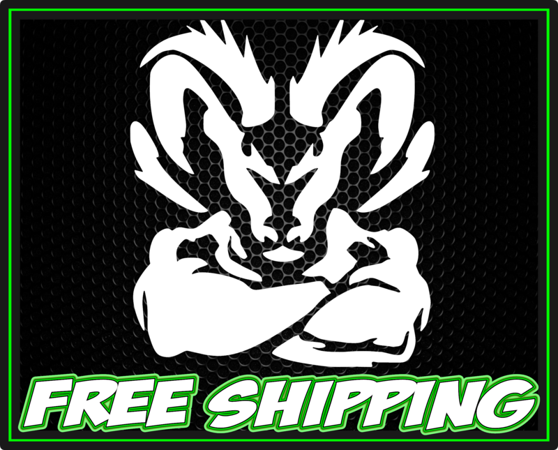 Dodge Ram Crossed Arms Vinyl Decal Sticker