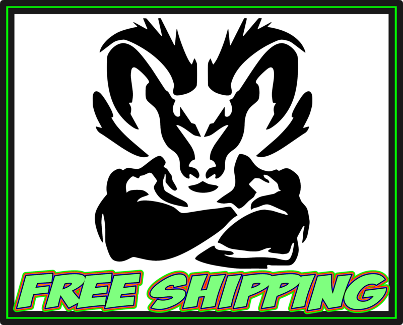 Dodge Ram Crossed Arms Vinyl Decal Sticker