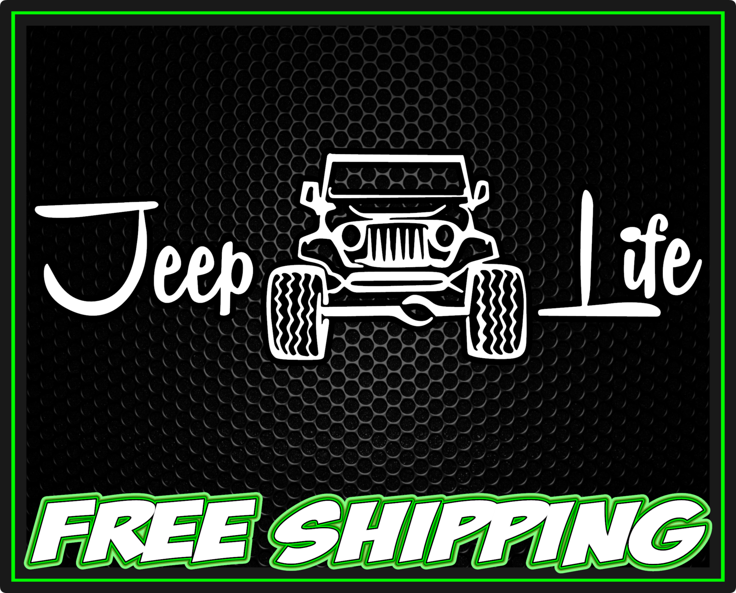 Jeep Life Vinyl Decal Sticker