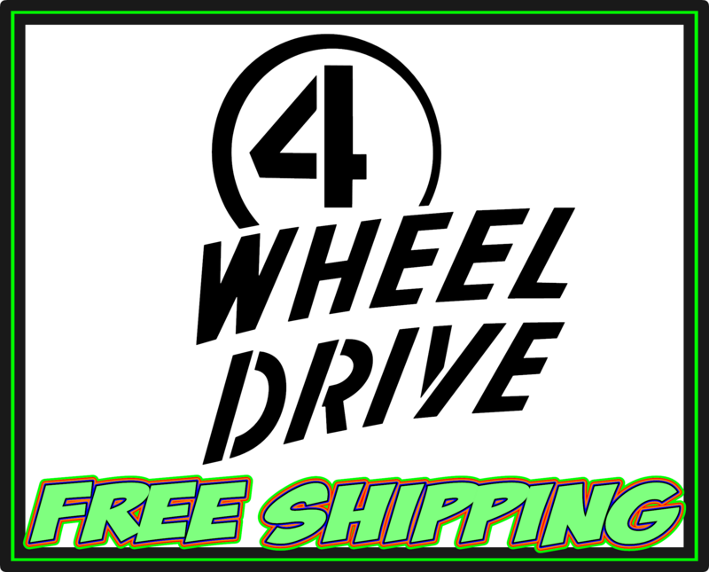 Willys Jeep 4 Wheel Drive Jeep Premium Vinyl Decal
