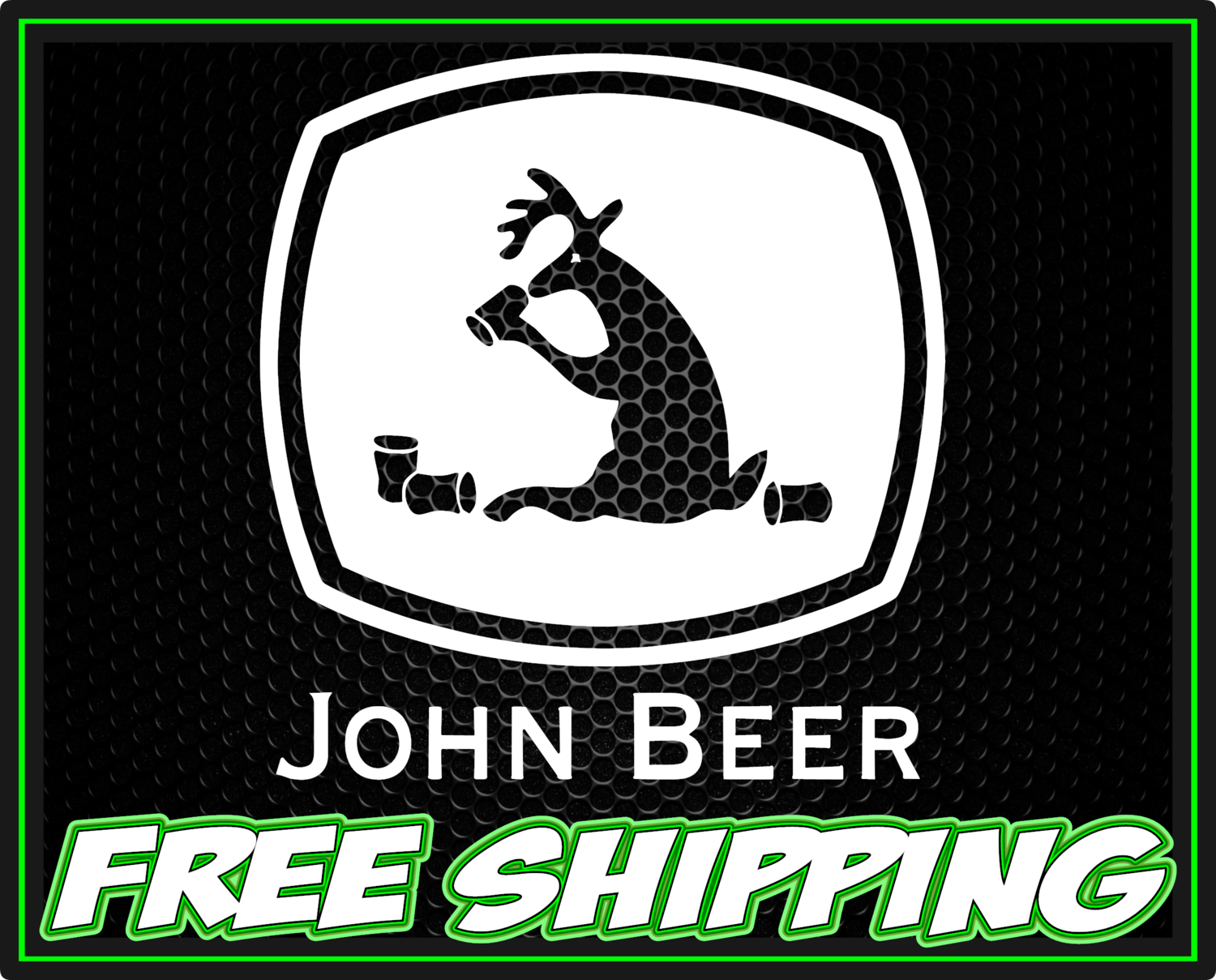 John Beer Vinyl Decal Sticker