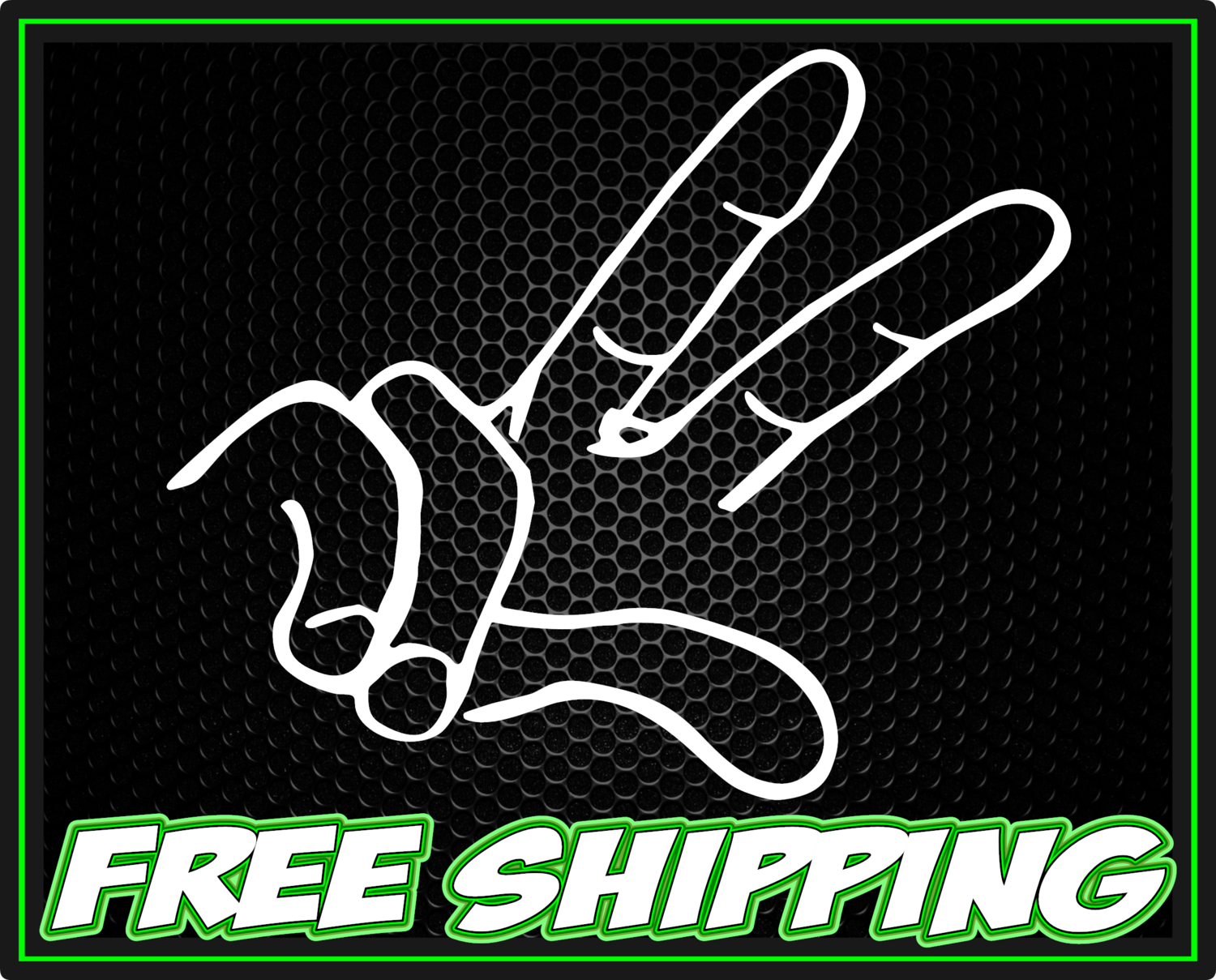 Jeep Wave Hand Vinyl Decal Sticker