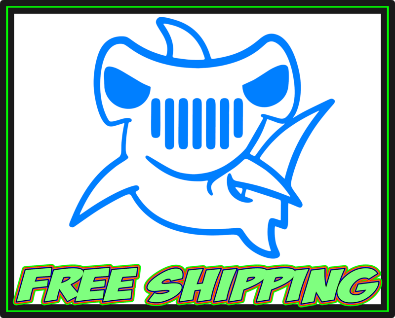Jeep Hammerhead Shark Grill Jeep Premium Vinyl Decal