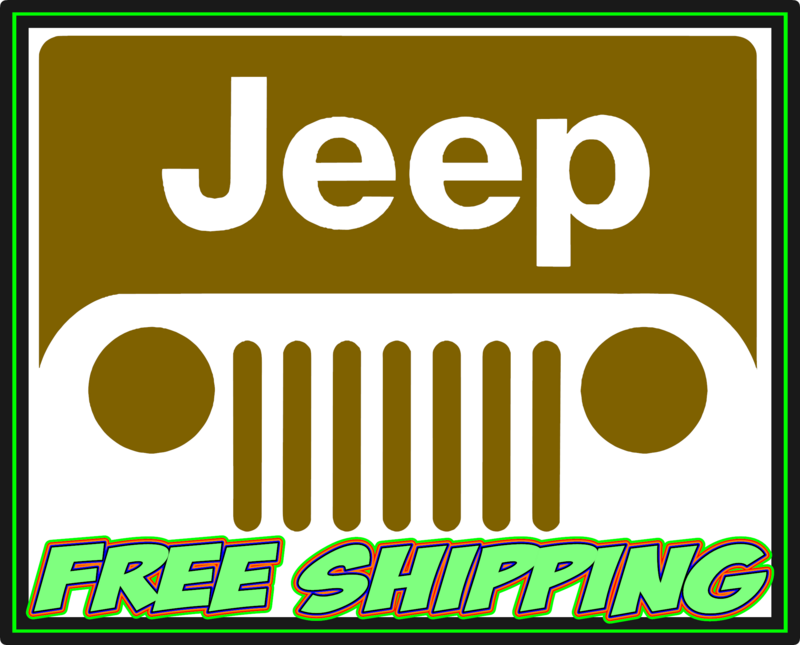 Jeep Grill Logo Jeep Premium Vinyl Decal