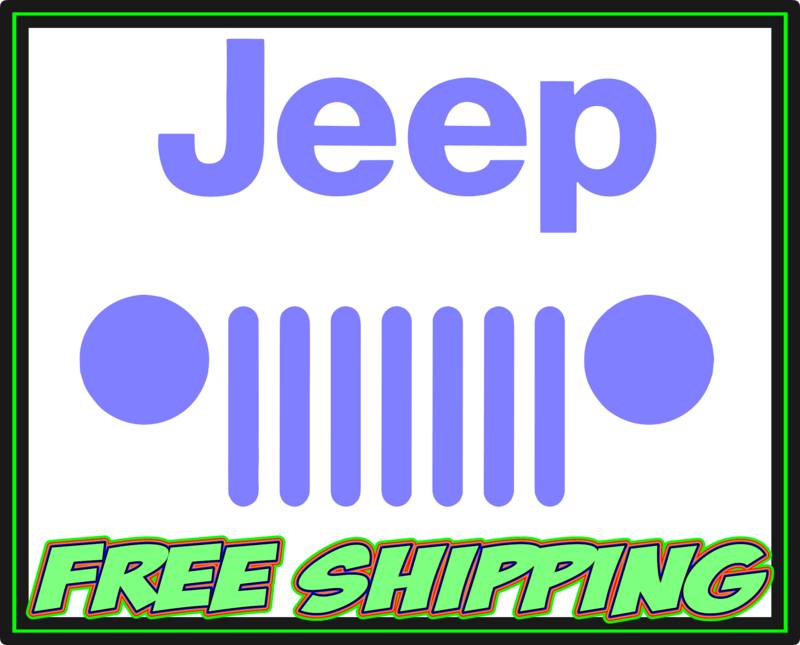 Jeep Grill Logo Jeep Premium Vinyl Decal