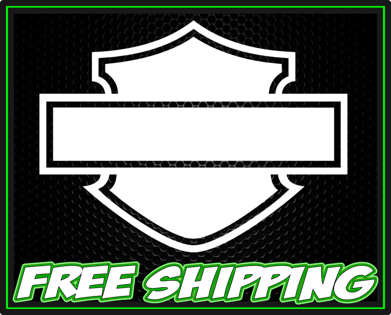 Harley-Davidson Bar and Shield Black Out Logo