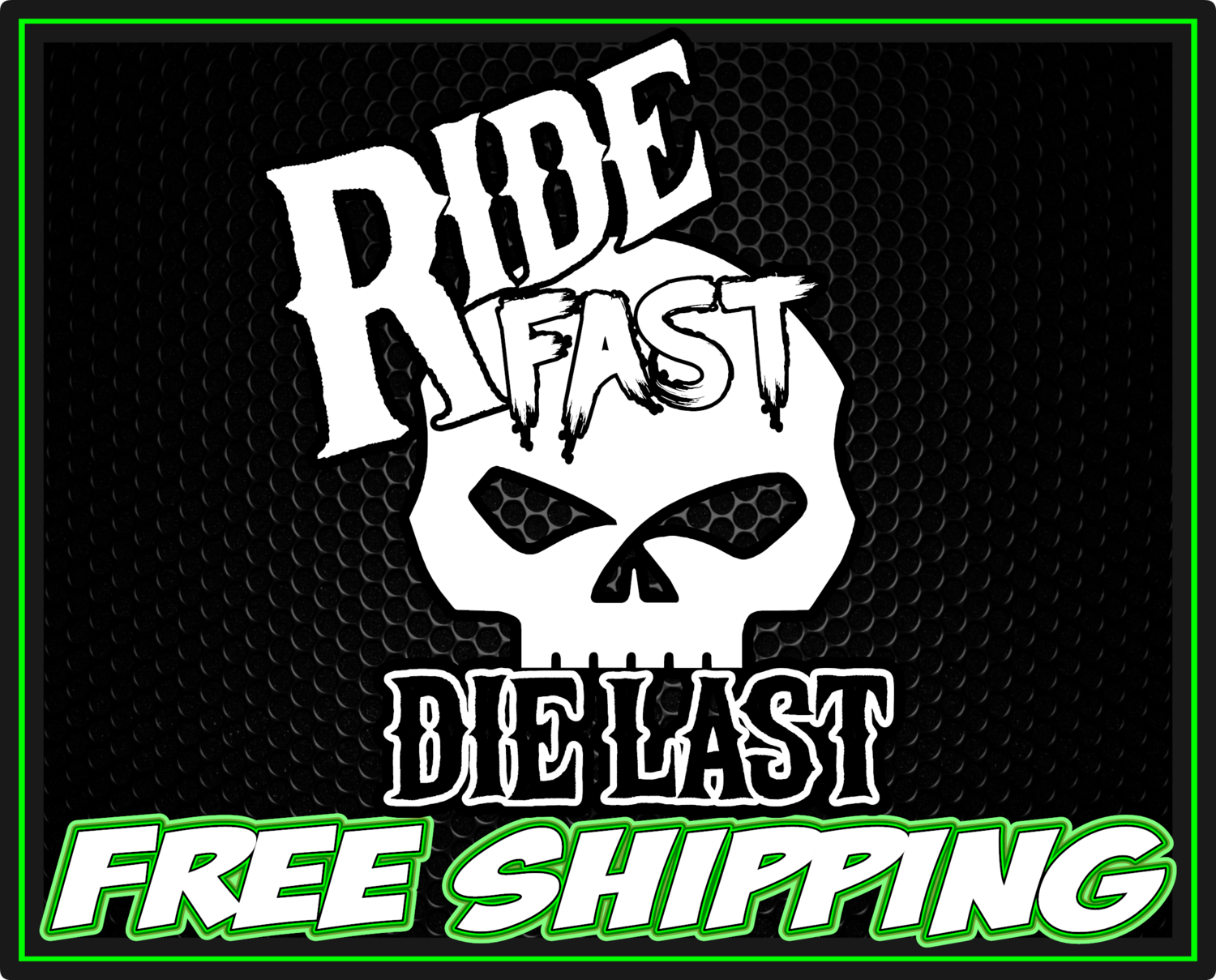 Ride Fast Die Last Premium Vinyl Decal Sticker