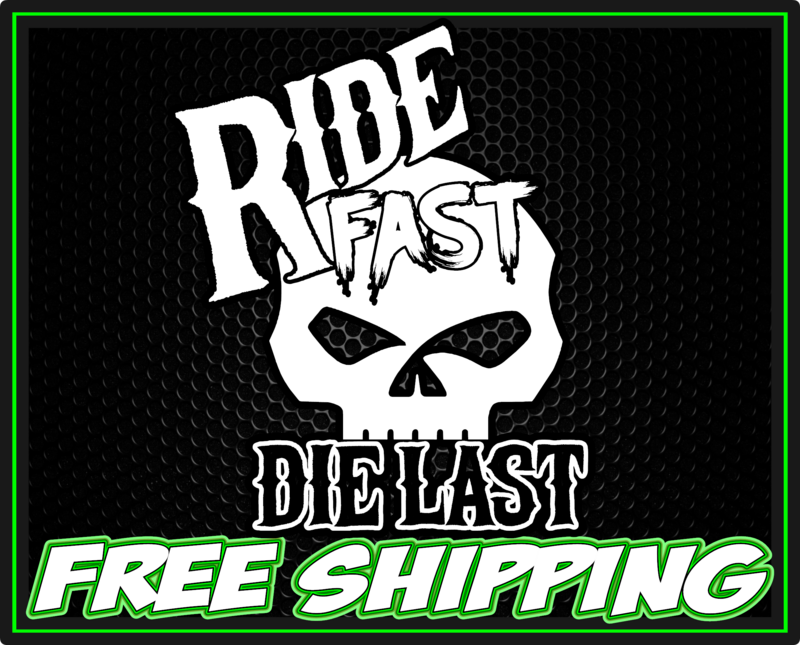 Ride Fast Die Last Premium Vinyl Decal Sticker