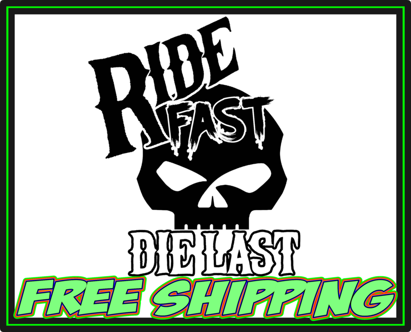 Ride Fast Die Last Premium Vinyl Decal Sticker