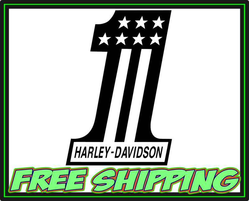 Harley #1 Premium Vinyl Decal Sticker