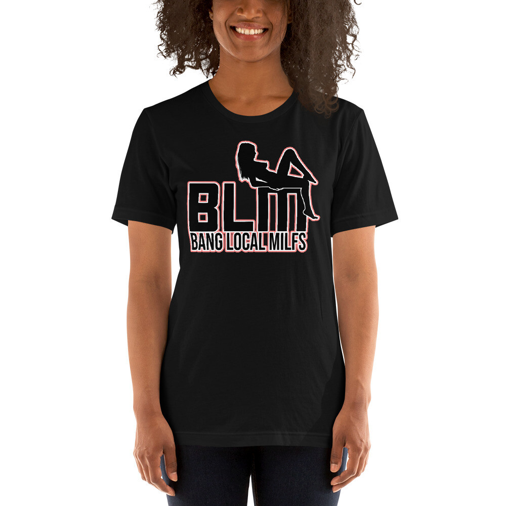 Bang Local Milfs Bella+Canvas Unisex T-Shirt, Color: Black, Size: XS