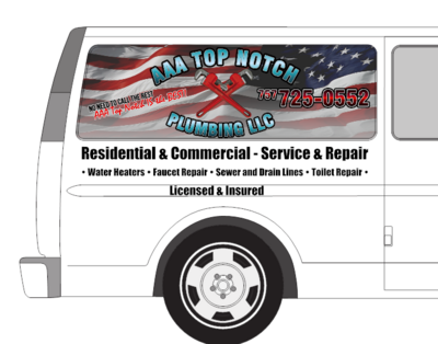 AAA Top Notch Plumbing Licensed &amp; Insured Text