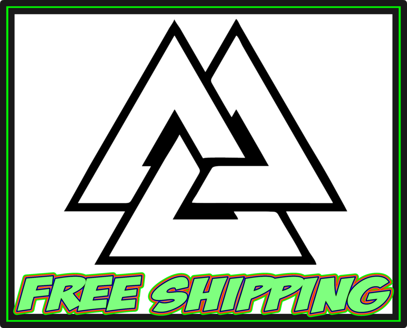Valknut Vinyl Decal Protected by Odin Norse Mythology Premium Vinyl Decal Sticker