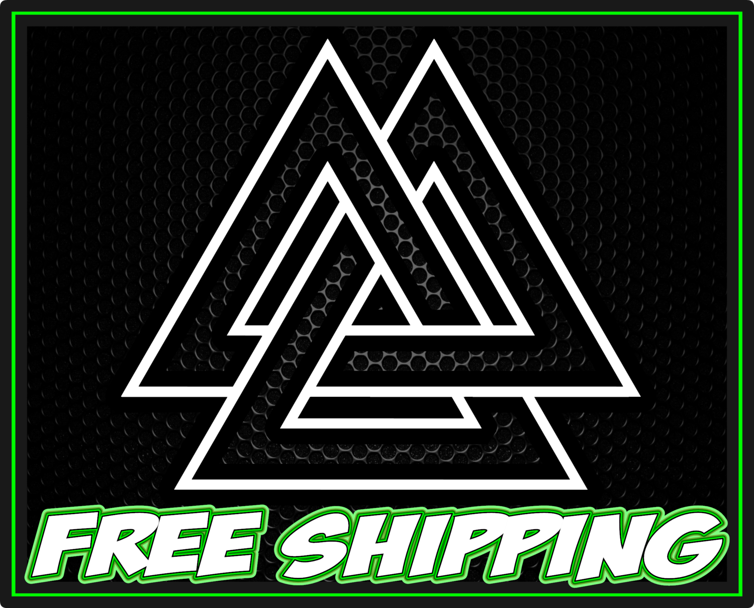 Valknut Vinyl Decal Protected by Odin Norse Mythology Premium Vinyl Decal Sticker