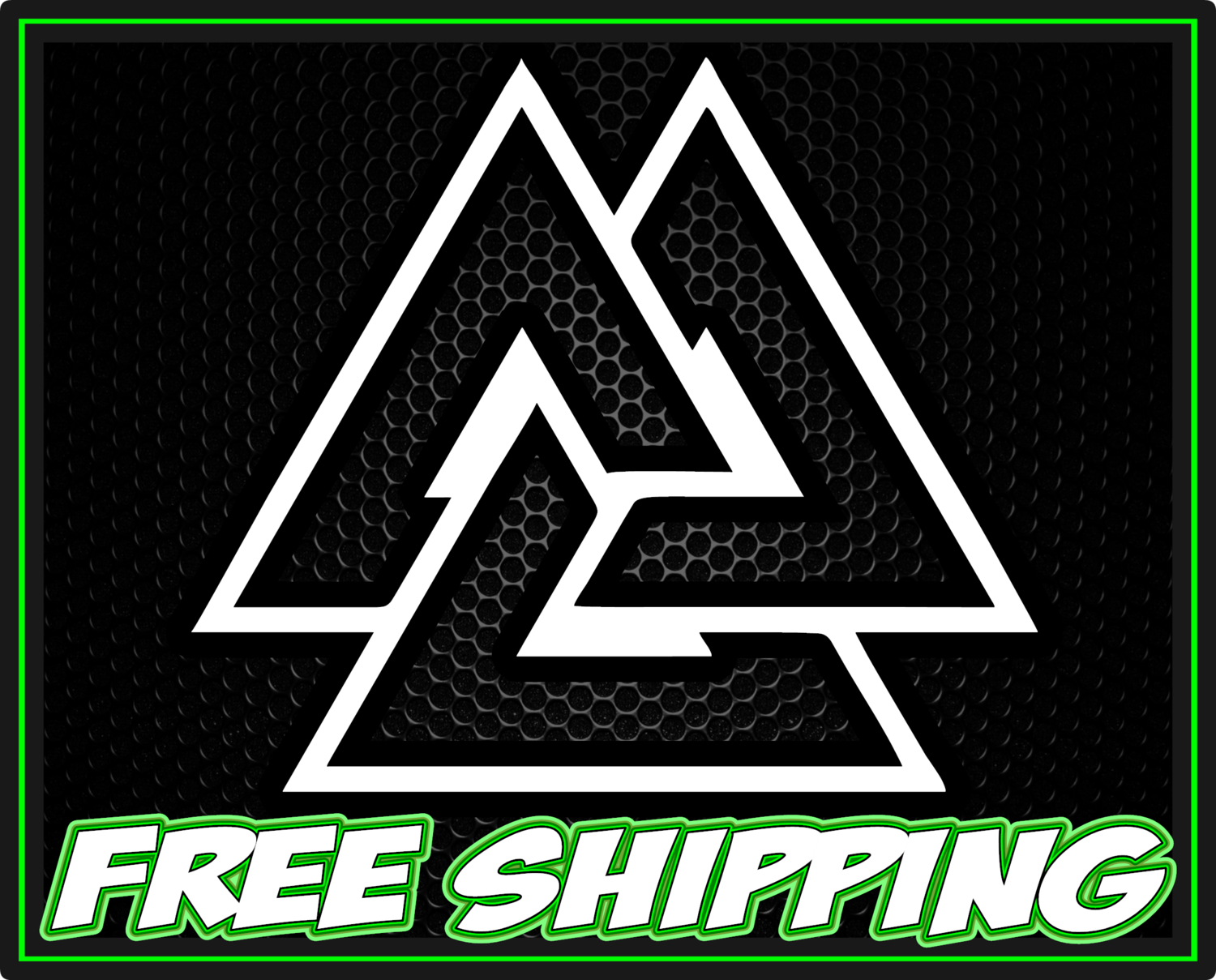 Valknut Vinyl Decal Protected by Odin Norse Mythology Premium Vinyl Decal Sticker