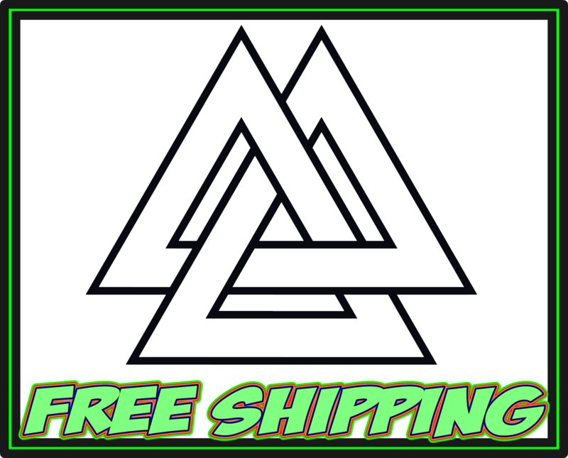 Valknut Vinyl Decal Protected by Odin Norse Mythology Premium Vinyl Decal Sticker