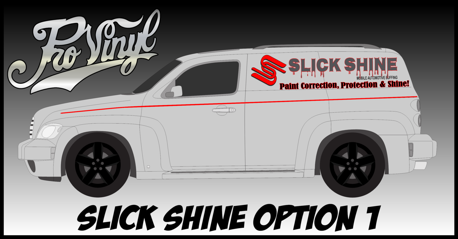 Slick Shine HHR Graphics Project, Graphics Package Selection: Option 1