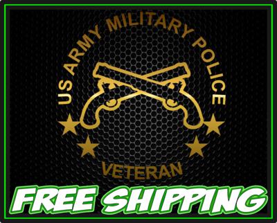 US Army Military Police Veteran Premium Vinyl Decal Sticker