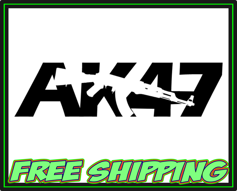 AK47 Vinyl Decal Sticker - Truck Car Window Slap