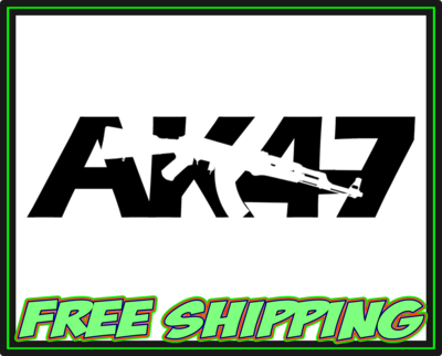 AK47 Vinyl Decal Sticker - Truck Car Window Slap