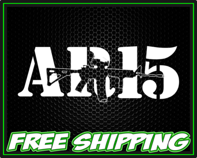 AR-15 Vinyl Decal Sticker - Truck Car Window Slap