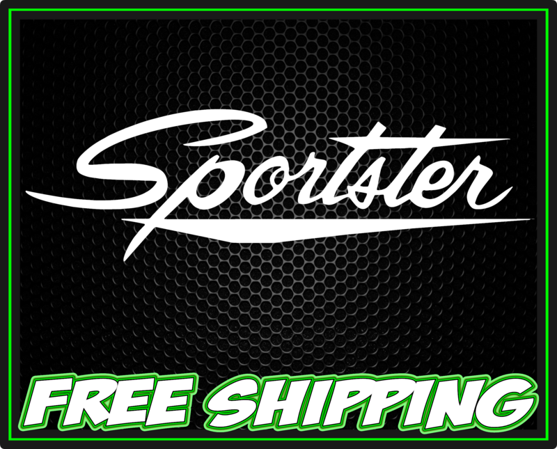 Sportster Original Logo Vinyl Decal Sticker - Truck Car Window Slap