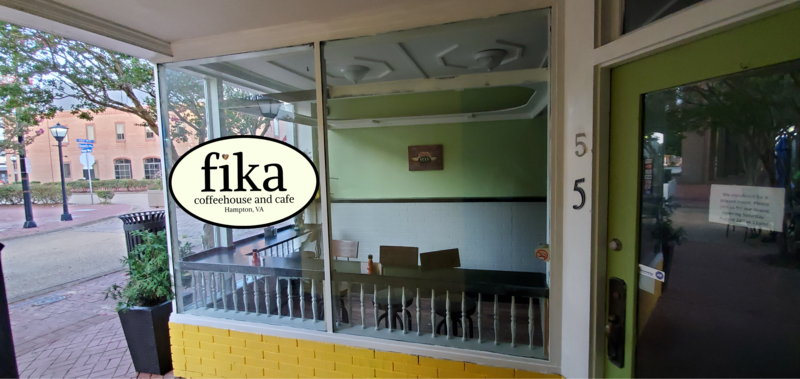 Fika Coffehouse Window Graphic Concepts
