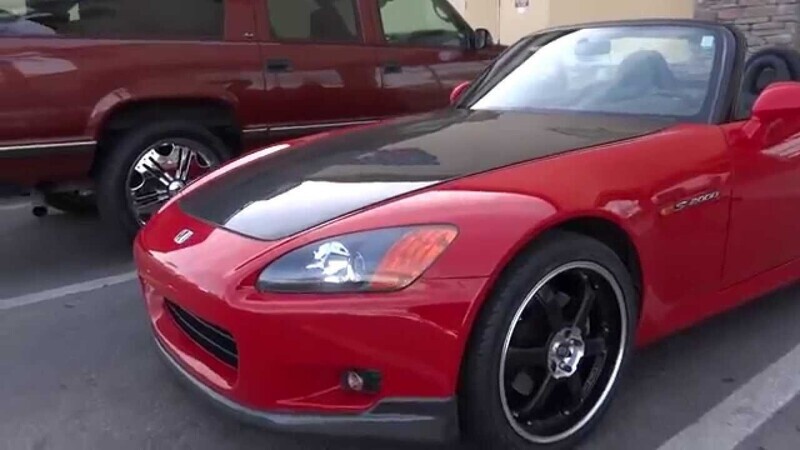 Honda S2000 Hood/ Trunk Carbon Fiber Vinyl Wrap Project