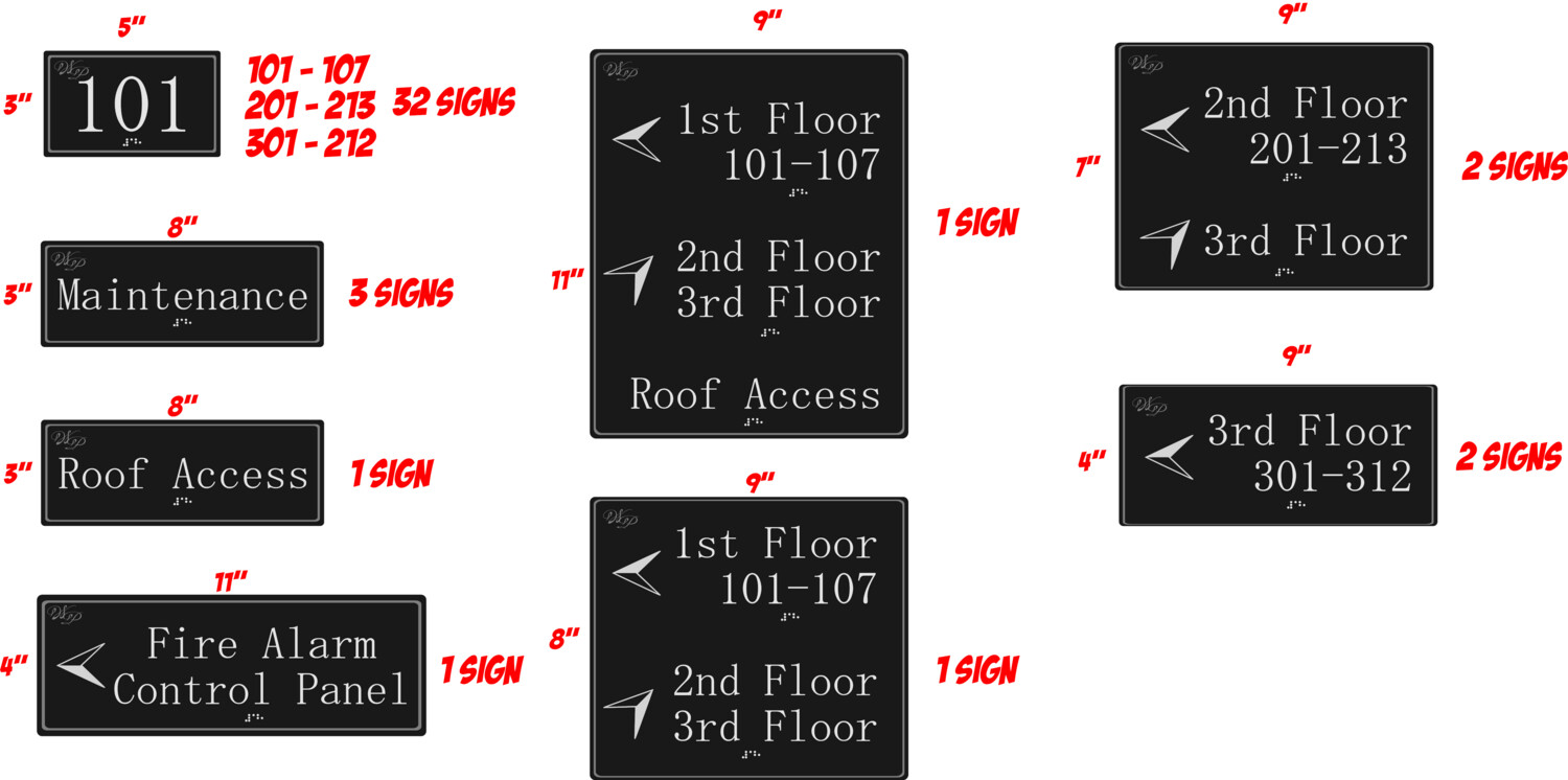 Walker Place Sign Package