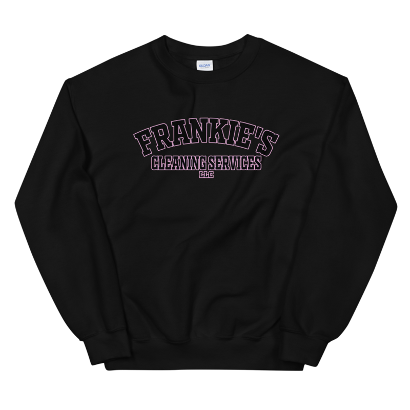 Frankie's College Sweatshirt w/ Pink Border