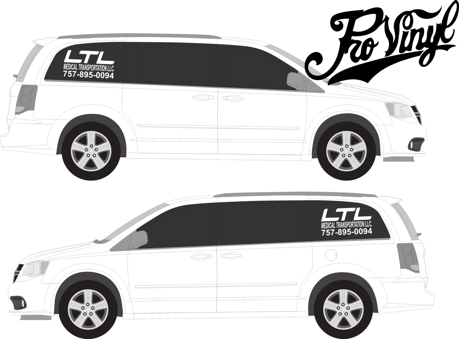 LTL Medical Transpo Graphics Package