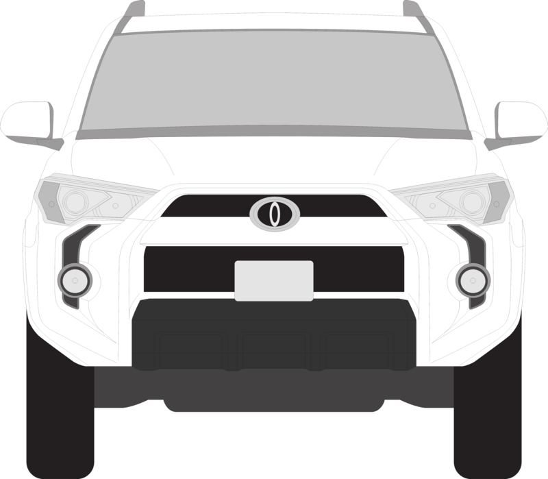 4Runner Front/Rear Bumper Center Part Wrap