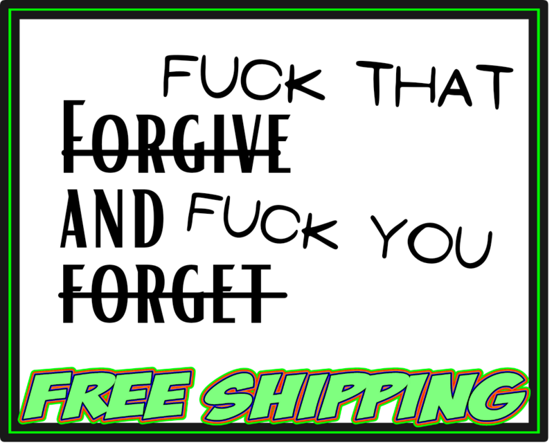 Fuck That Fuck You Vinyl Decal Sticker
