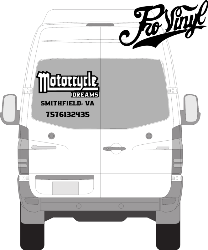 Motorcycle Dreams Sprinter Graphics Project