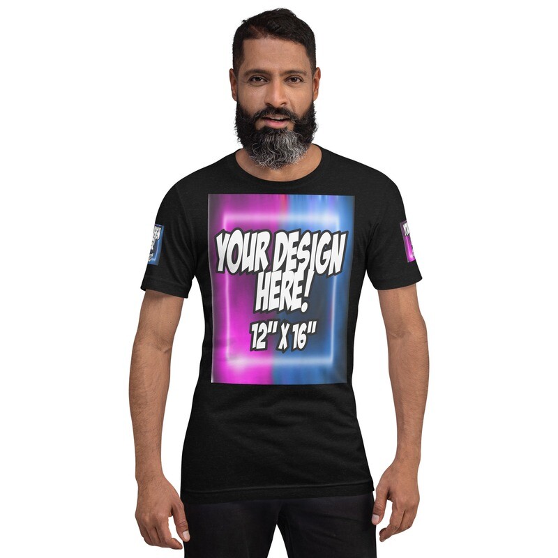 Bella+Canvas 3001 T-Shirt - Direct-To-Garment DTG Print