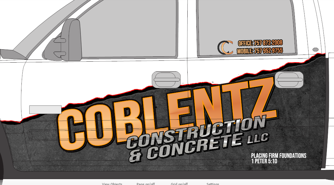 Coblentz Truck Graphics Project