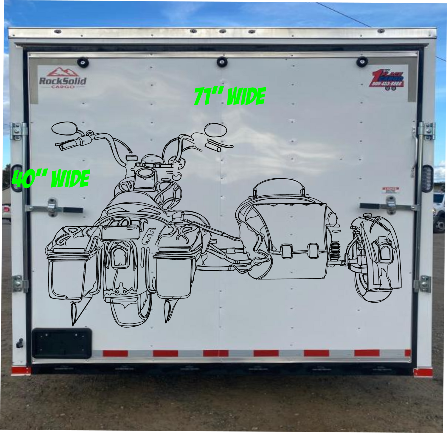 Rob Fiest Motorcycle Trailer Graphics Project