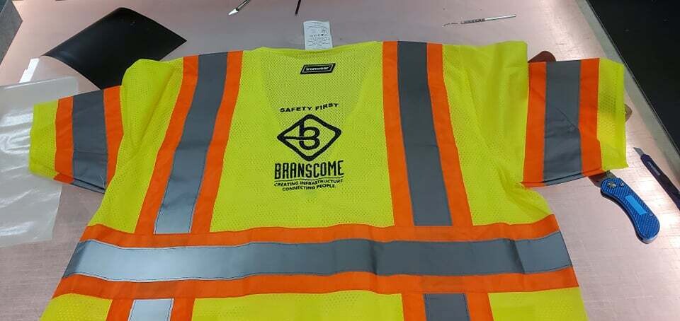 Custom Branded Work Clothing (Front and Back)