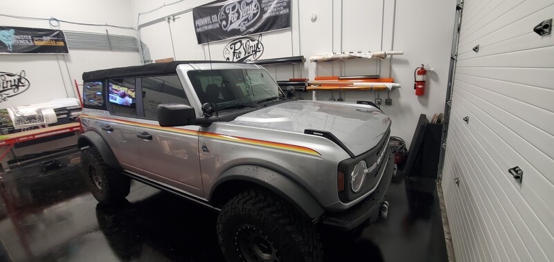 Bronco Stripe Install