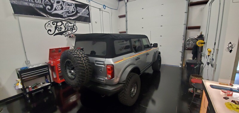 Bronco Stripe Install