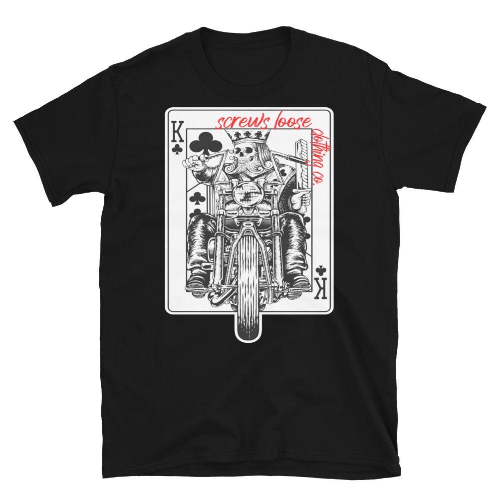 Screws Loose Chopper King Unisex T-Shirt, Color: Black, Size: S