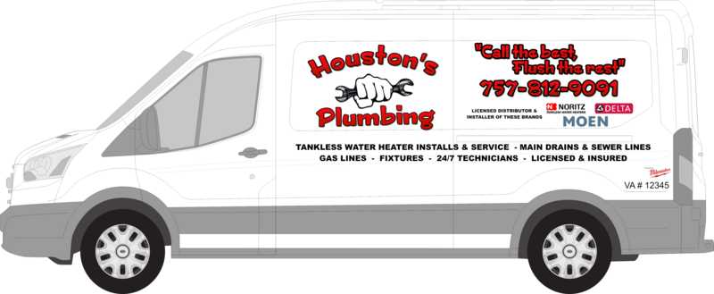 Houston's Plumbing Transit Van Revisions