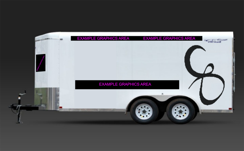 Cheesecakery Booth Trailer Graphics Project