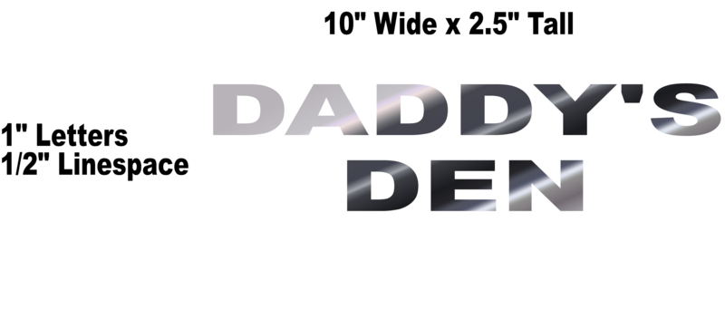 Daddy&#39;s Den/Springer Softail Vinyl Decal Set
