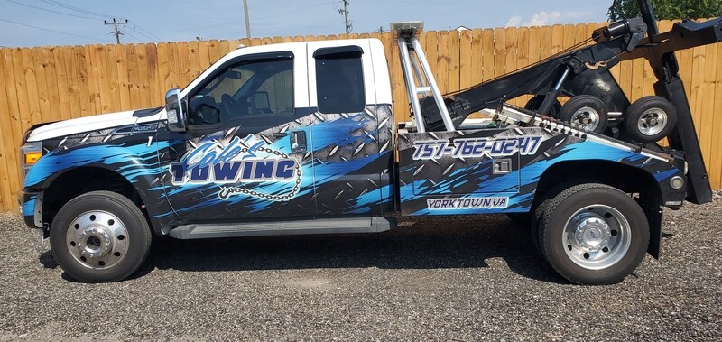 Cole's Towing F650 Graphic Wrap Project