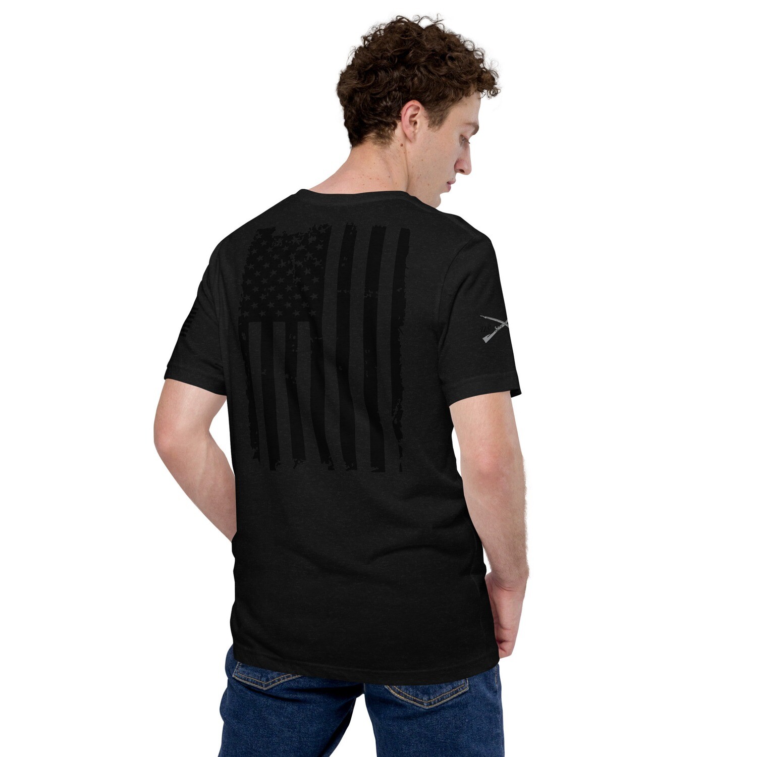 Connor 1776 Shirt, Color: Black Heather, Size: XS