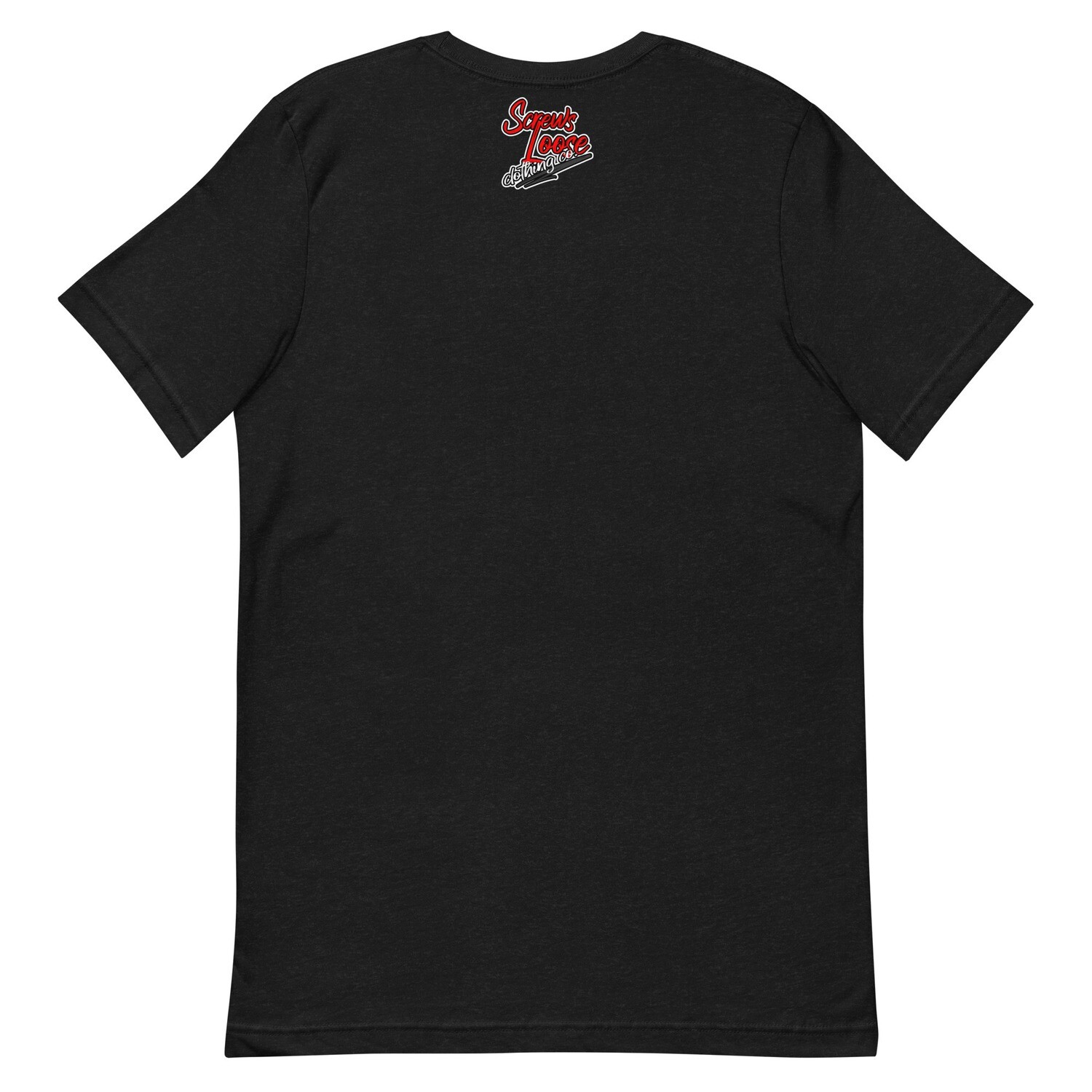 Weak Drinks Screws Loose - Bella+Canvas T 3001, Color: Black Heather, Size: XS